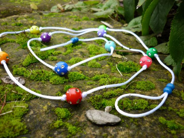 Übungsschnüre mit festen Perlen – Bild 3