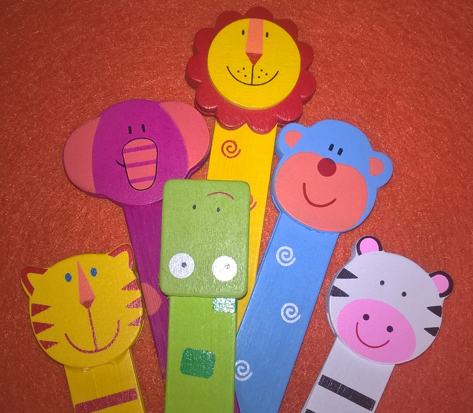 Lesezeichen für Sehübungen