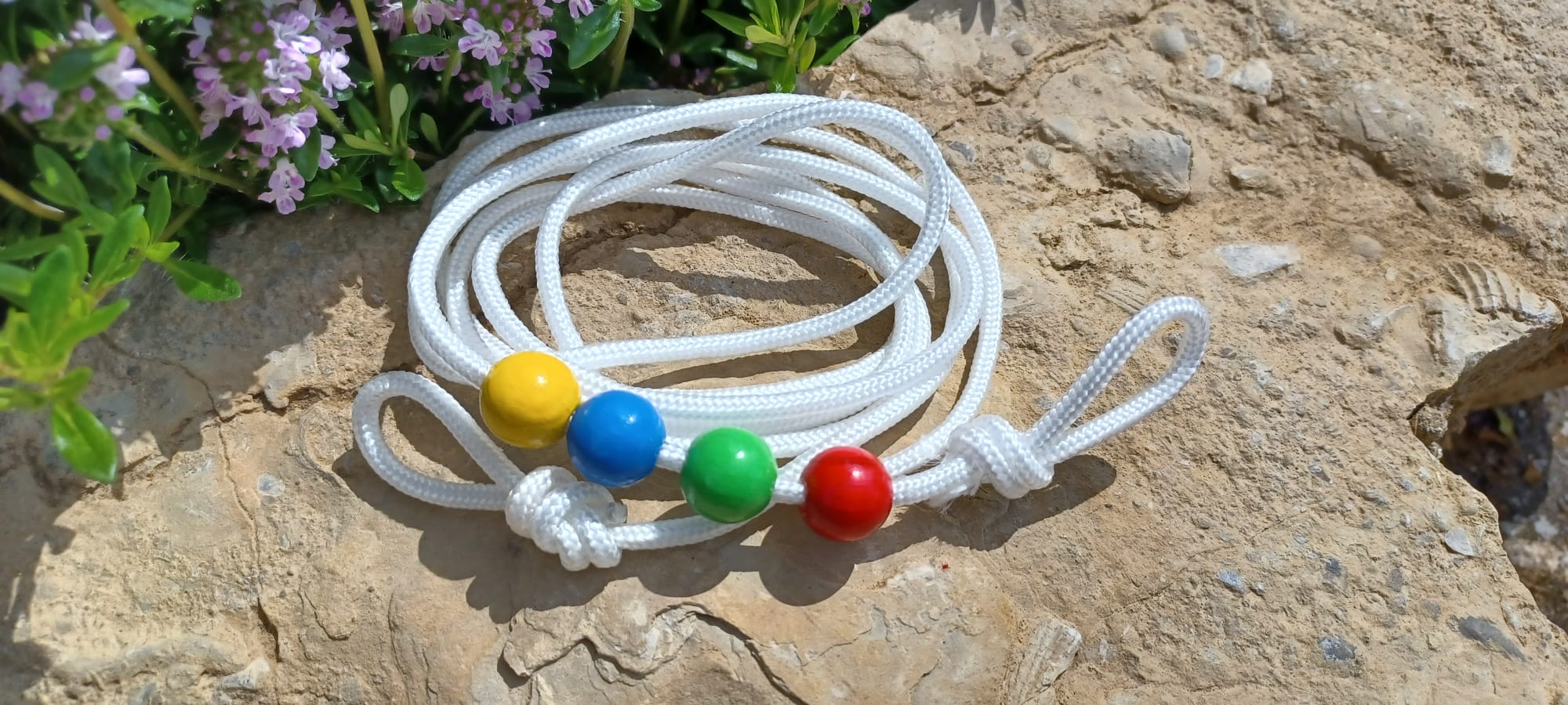 Brockschnur für Augenübungen