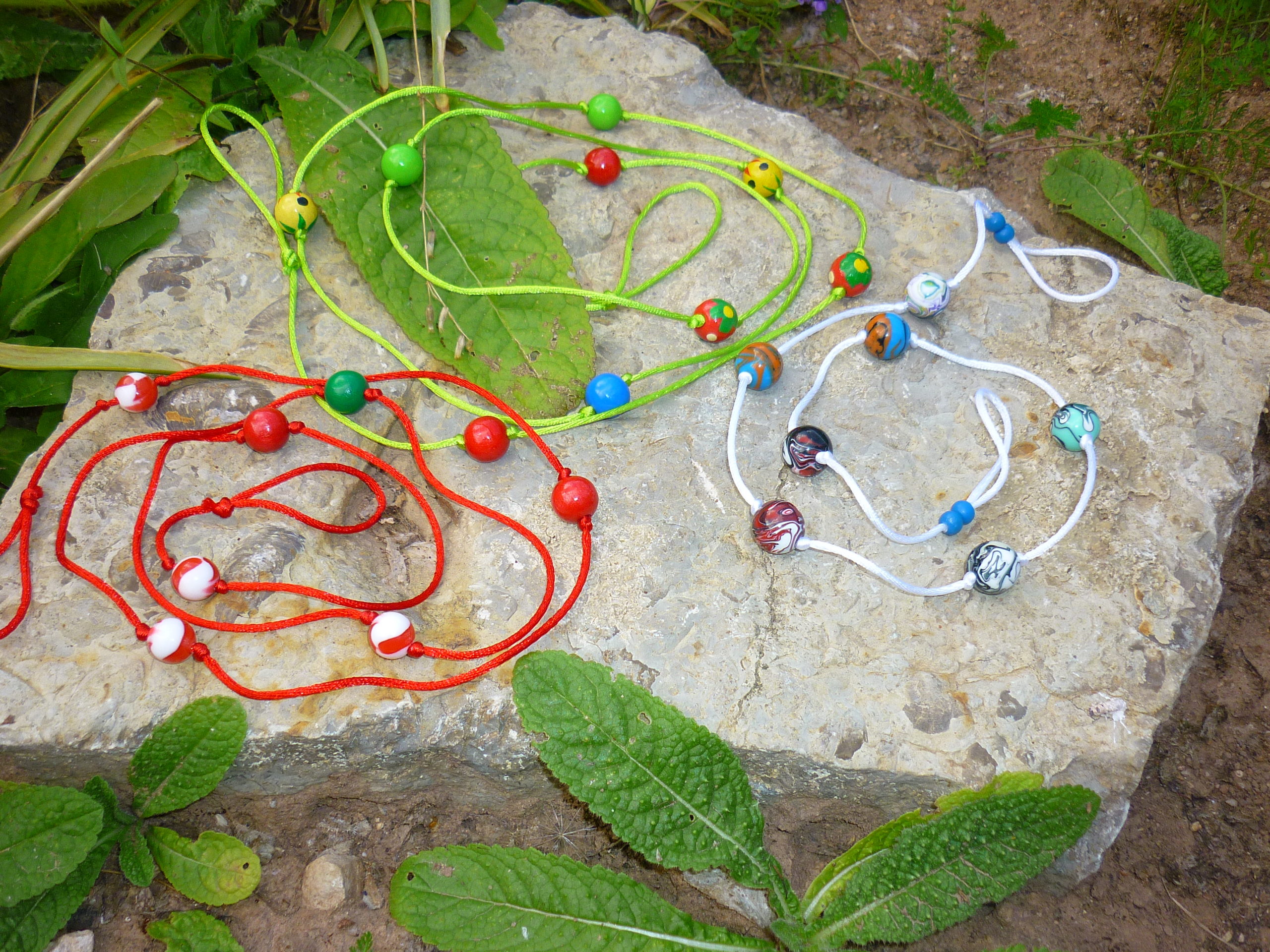 Übungsschnüre mit festen Perlen – Bild 2