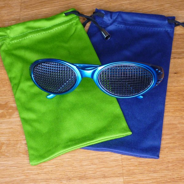 Eckrasterbrille Sport in blau