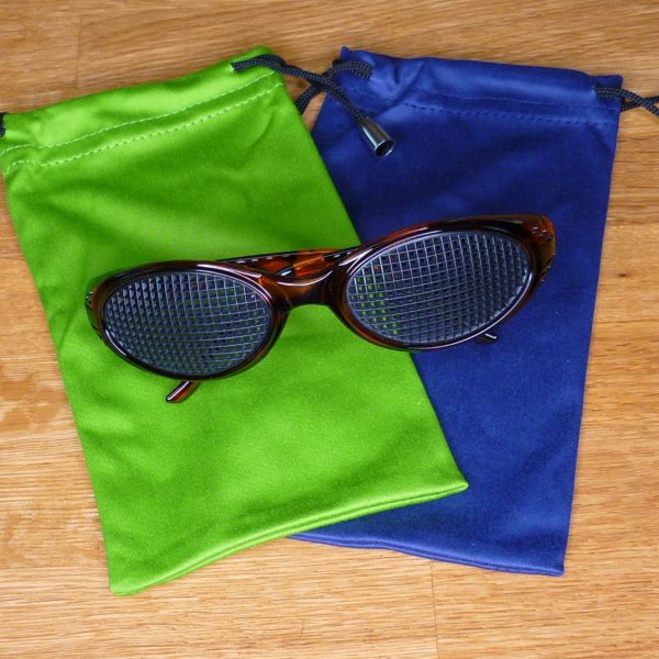 Eckrasterbrille Sport in braun