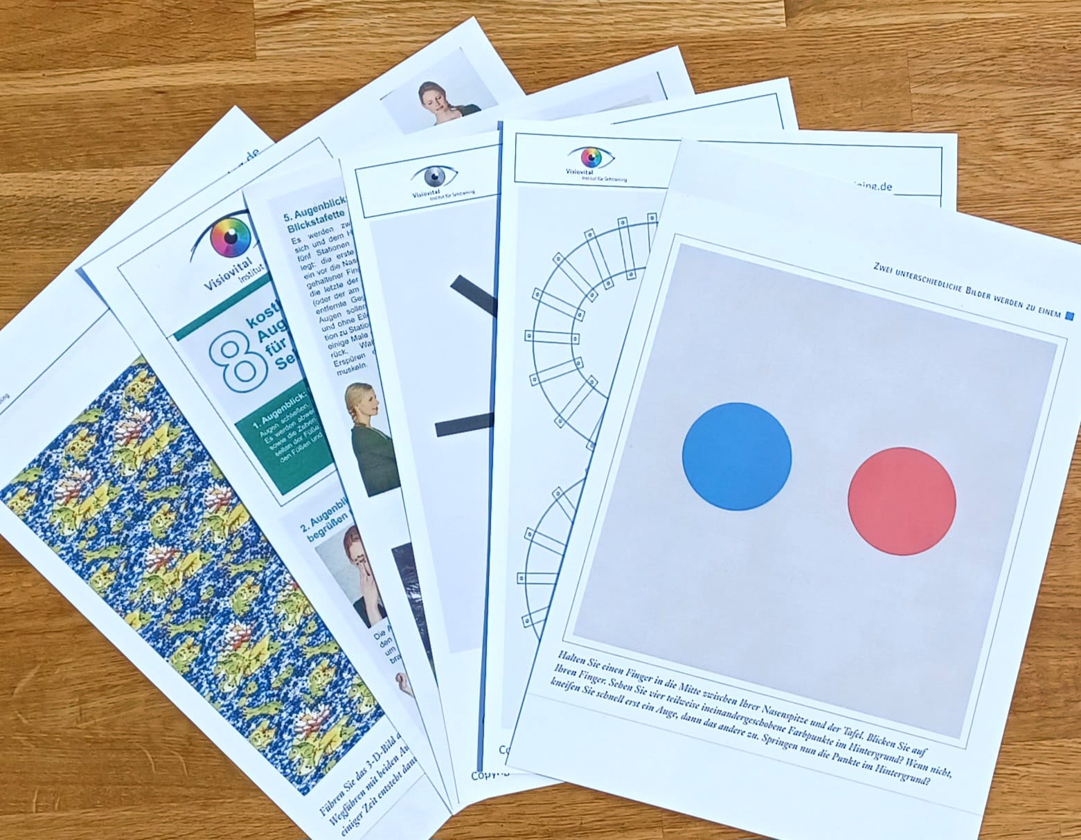 Set 8 Kostbarkeiten und Fusionsblatt